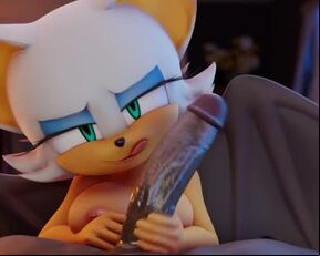 Rouge The Bat wants SWALLOW your THICK CUM | Merengue Z
