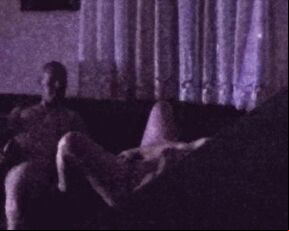 Hidden cam. Swap wife show neighbour her pussy to orgasm